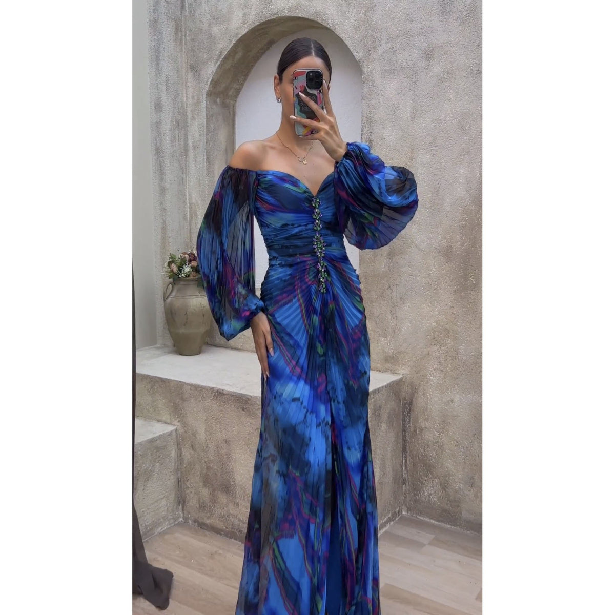 New Casual Pleated Dress for Women
