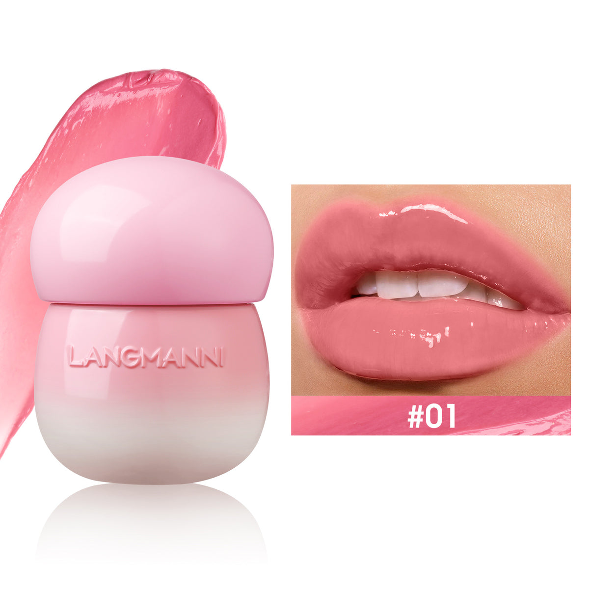 Mushroom Lip Lacquer Moisturizing Gloss - Non-Oily