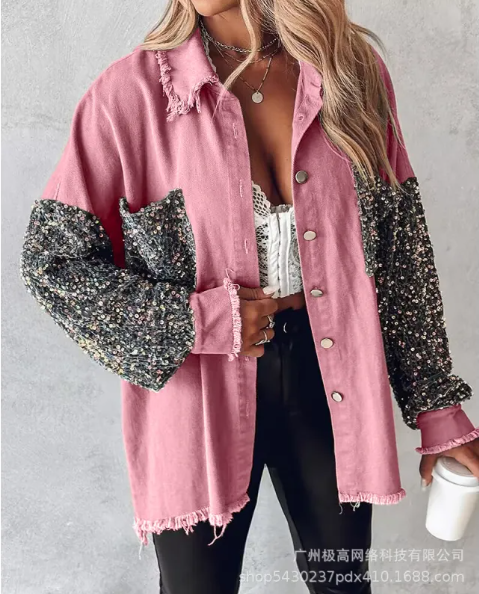 Ladies' Off-Shoulder Plaid Blouse