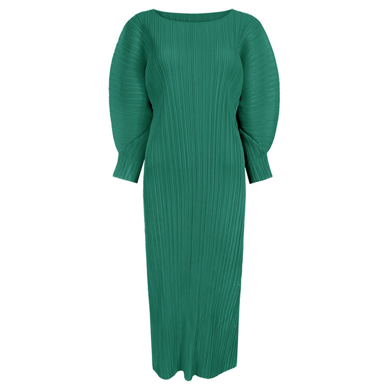 2024 Spring Casual Long Sleeve A-Line Dress for Women