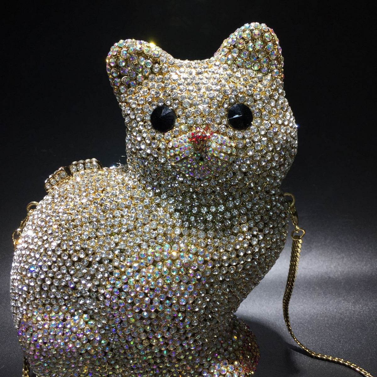 LUXE Rhinestone Evening Clutch Bag