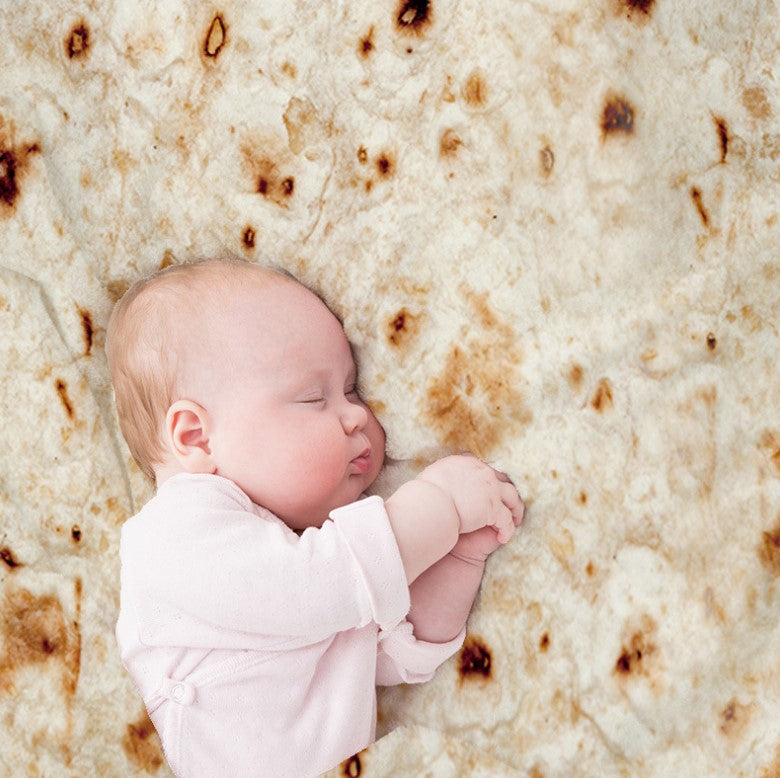 Chic Burrito Cotton Throw