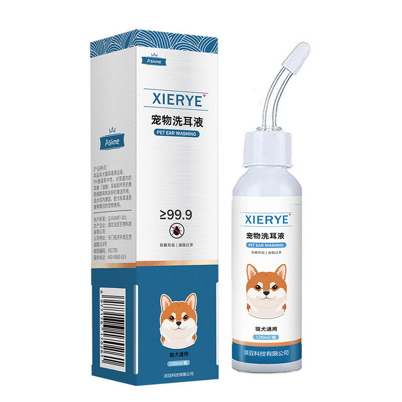 Pet Ear Cleaning Solution ? Gentle, Effective Ear Care for Dogs & Cats