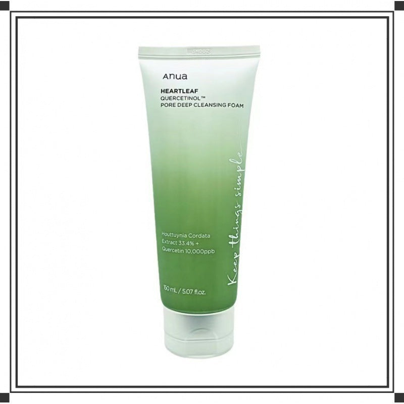 ANUA Heartleaf Quercetin Deep Pore Cleansing Foam