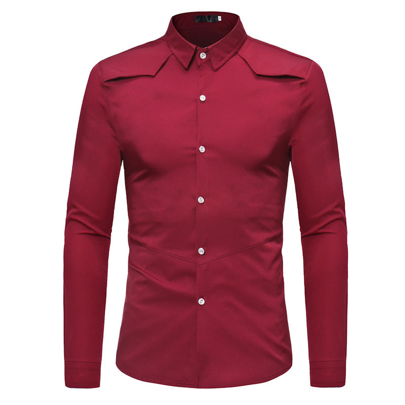 Men's Sophisticated Shoulder Detail Shirt