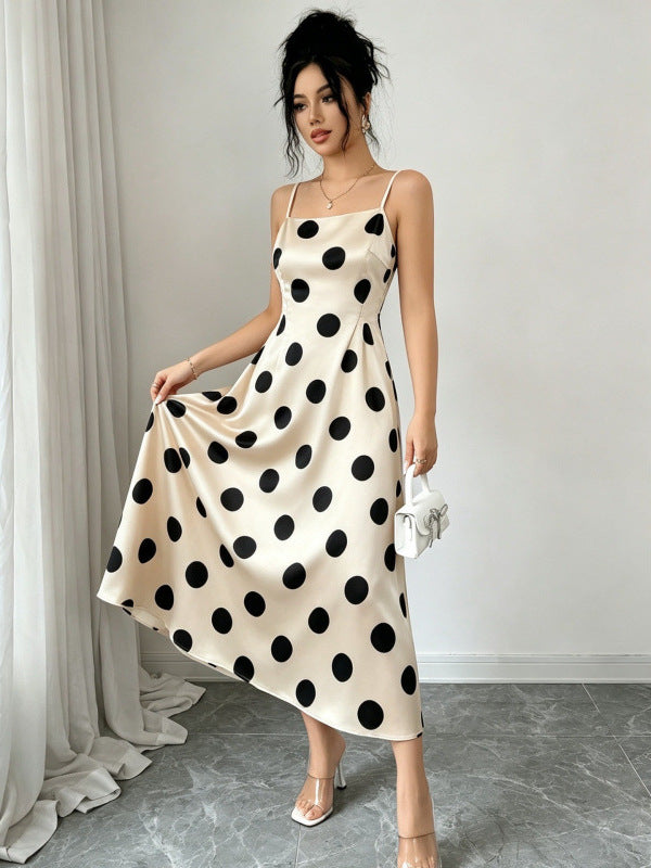 LUXURY AURA  DOTTED WOMENS DRESS