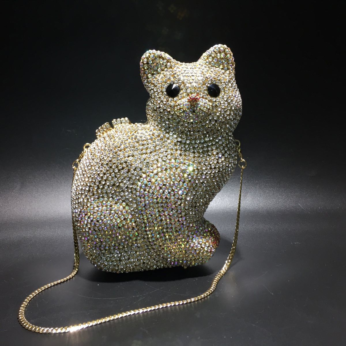 LUXE Rhinestone Evening Clutch Bag