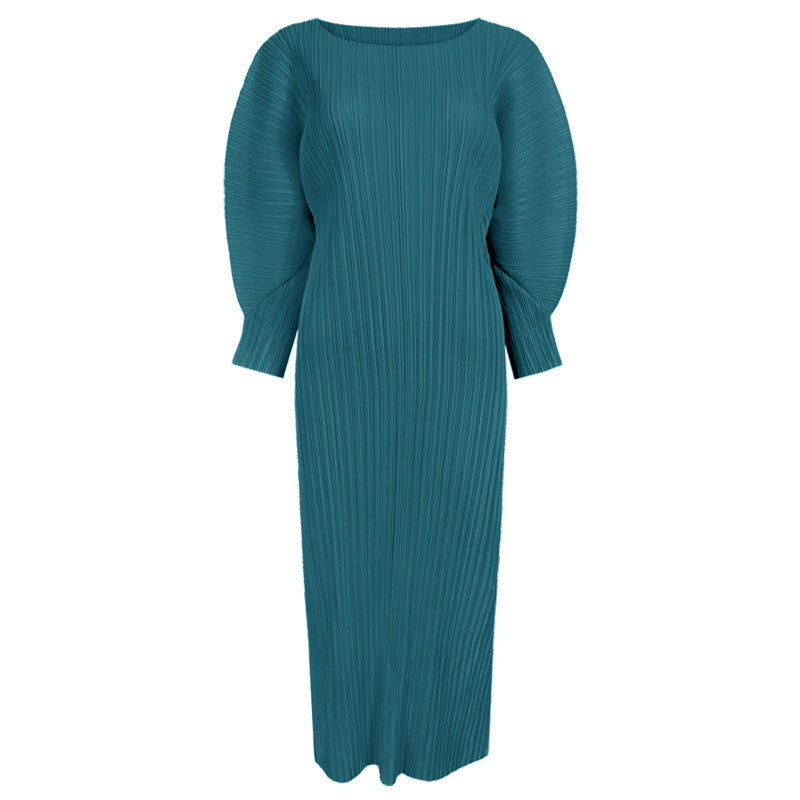 2024 Spring Casual Long Sleeve A-Line Dress for Women
