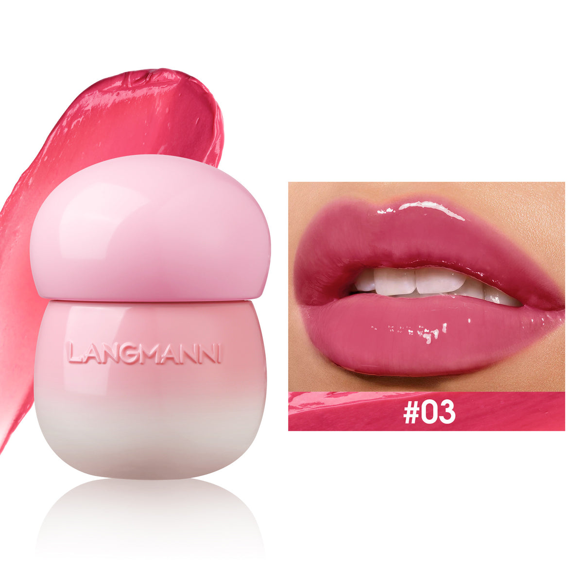 Mushroom Lip Lacquer Moisturizing Gloss - Non-Oily