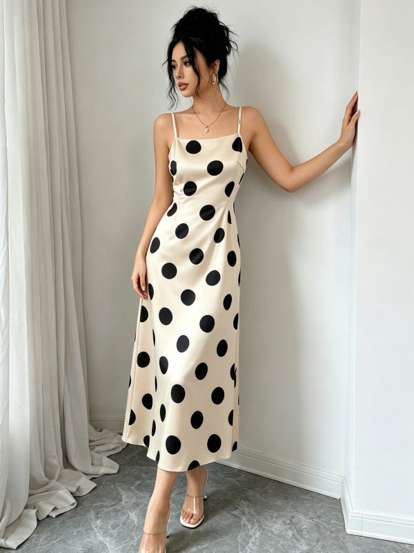 LUXURY AURA  DOTTED WOMENS DRESS