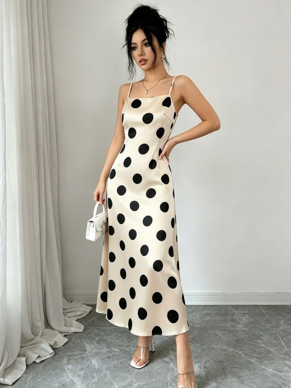 LUXURY AURA  DOTTED WOMENS DRESS