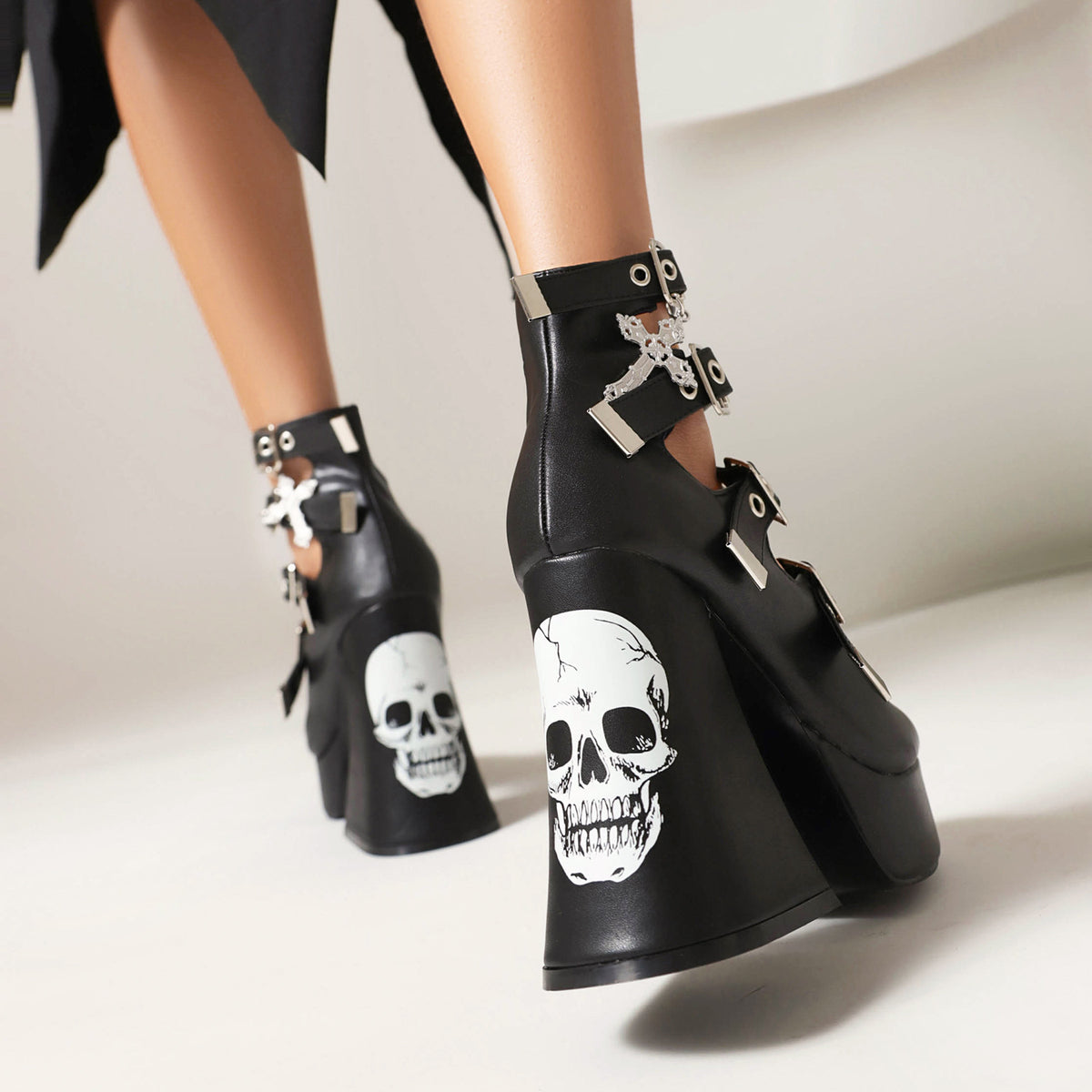 LUXURY AURA Women Gothic Heels