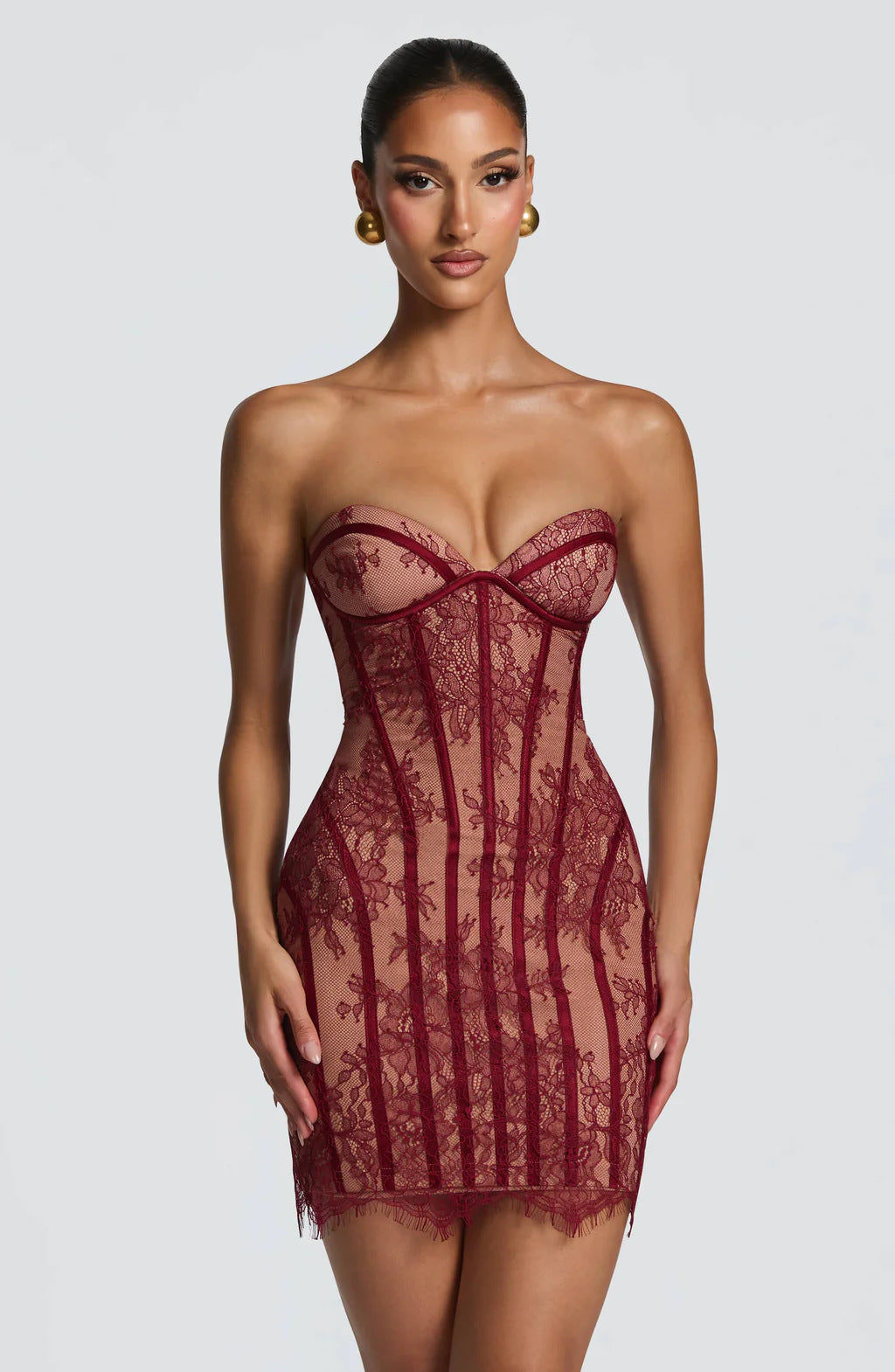 LUXURY AURA Womens Bodycon Party Dress