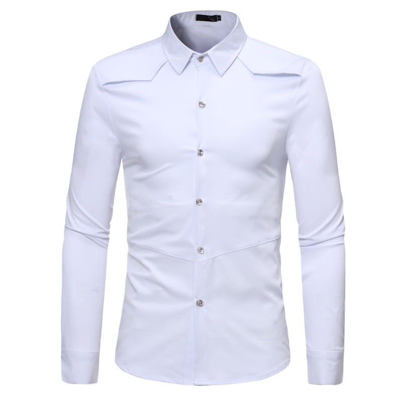 Men's Sophisticated Shoulder Detail Shirt