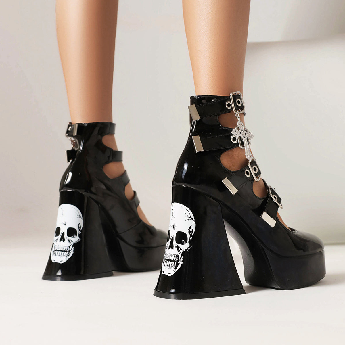 LUXURY AURA Women Gothic Heels