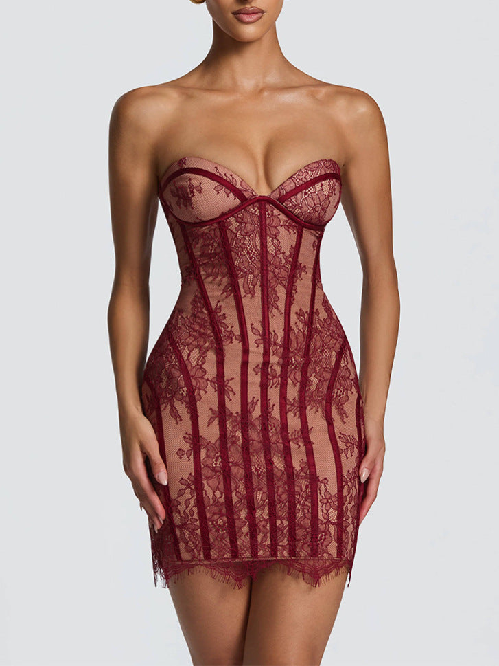 LUXURY AURA Womens Bodycon Party Dress