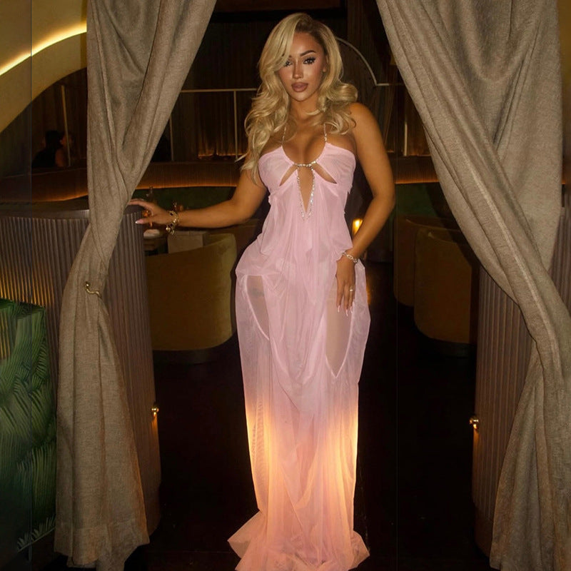 LUXURY MESH WOMENS DRESS