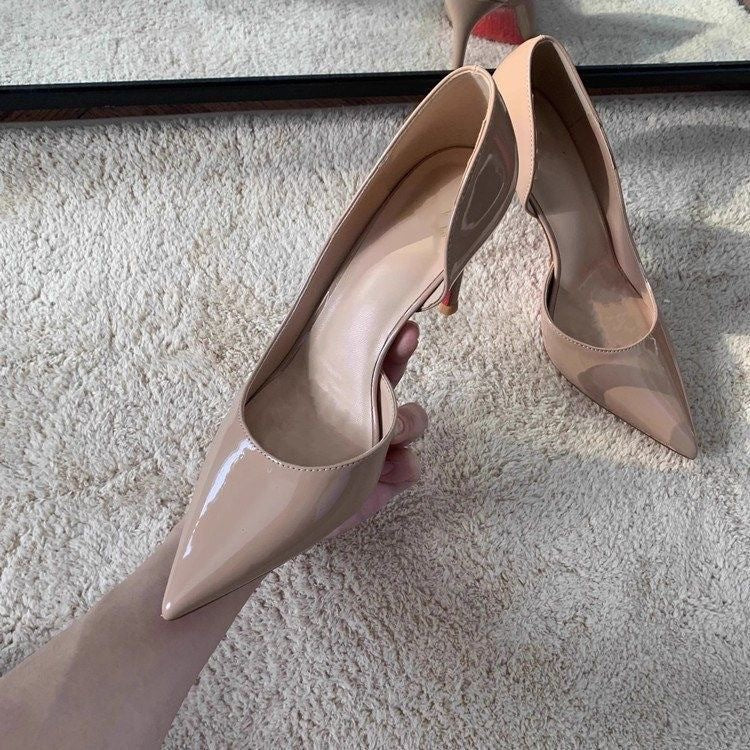 LUXE Stiletto Heels with Red Sole