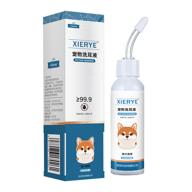 Pet Ear Cleaning Solution ? Gentle, Effective Ear Care for Dogs & Cats