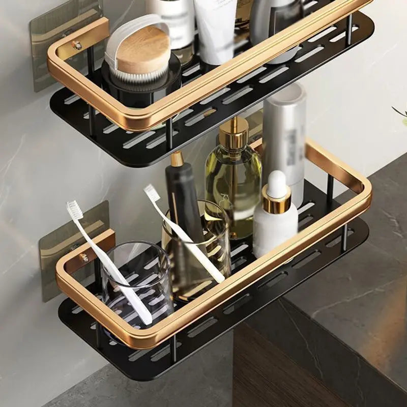 Wall Mounted Shower Caddy - No Drilling Organizer