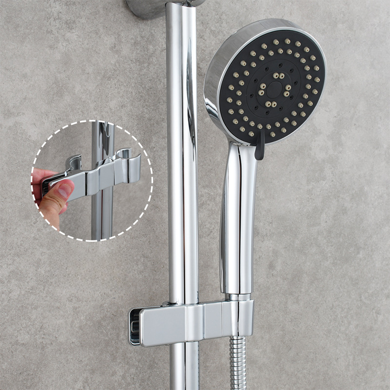 Adjustable Shower Head Holder with Mounting Base