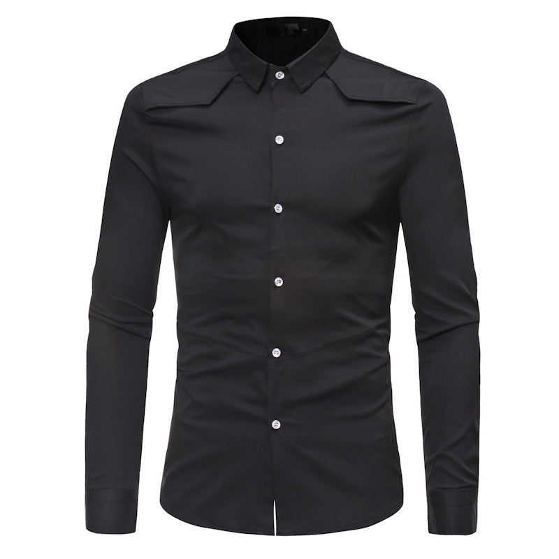 Men's Sophisticated Shoulder Detail Shirt