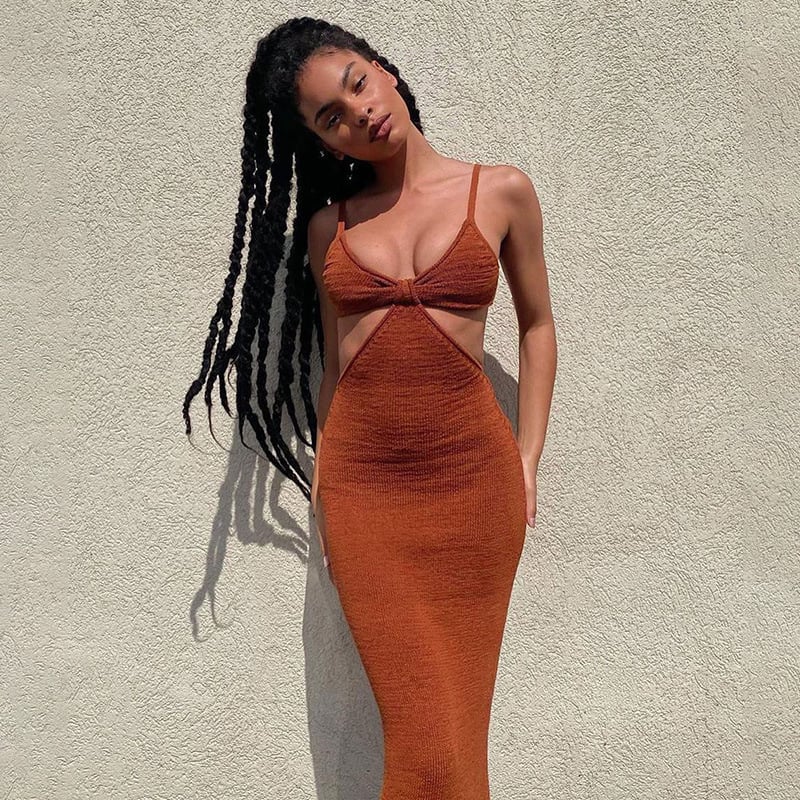 Chic Cut-Out Club Sundress