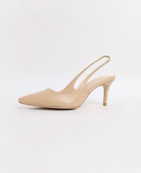 Sleek Microfiber Pointed Heels