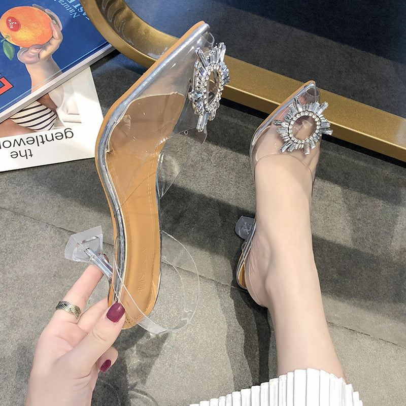 Glam Pointed Stiletto Rhinestones
