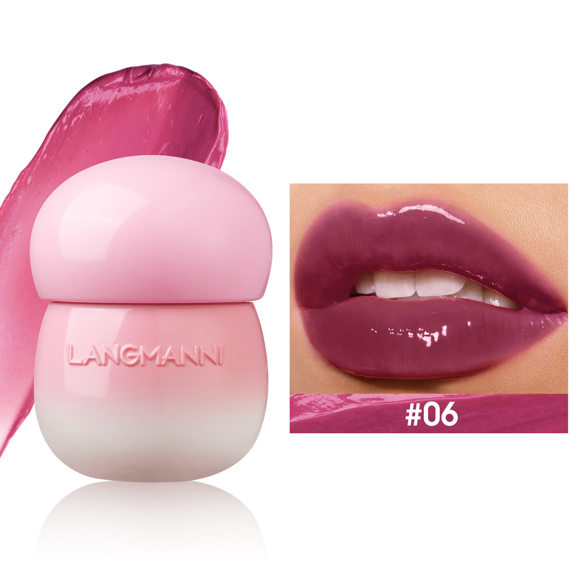 Mushroom Lip Lacquer Moisturizing Gloss - Non-Oily