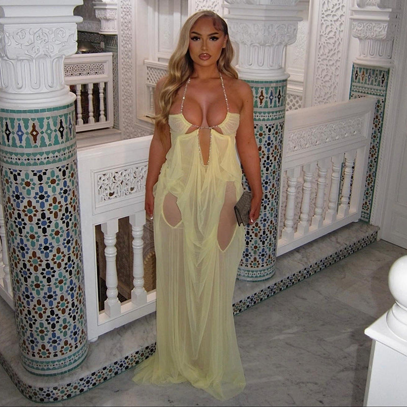 LUXURY MESH WOMENS DRESS