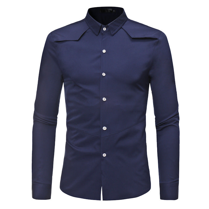 Men's Sophisticated Shoulder Detail Shirt