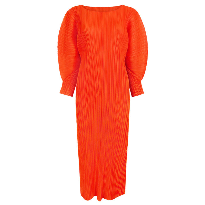 2024 Spring Casual Long Sleeve A-Line Dress for Women