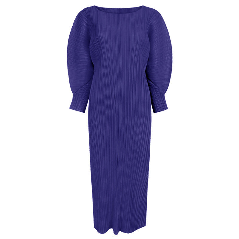 2024 Spring Casual Long Sleeve A-Line Dress for Women