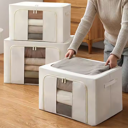 Steel Frame Fabric Organizer Box