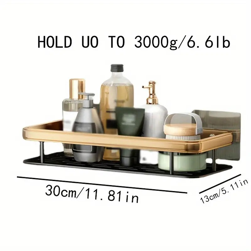 Wall Mounted Shower Caddy - No Drilling Organizer