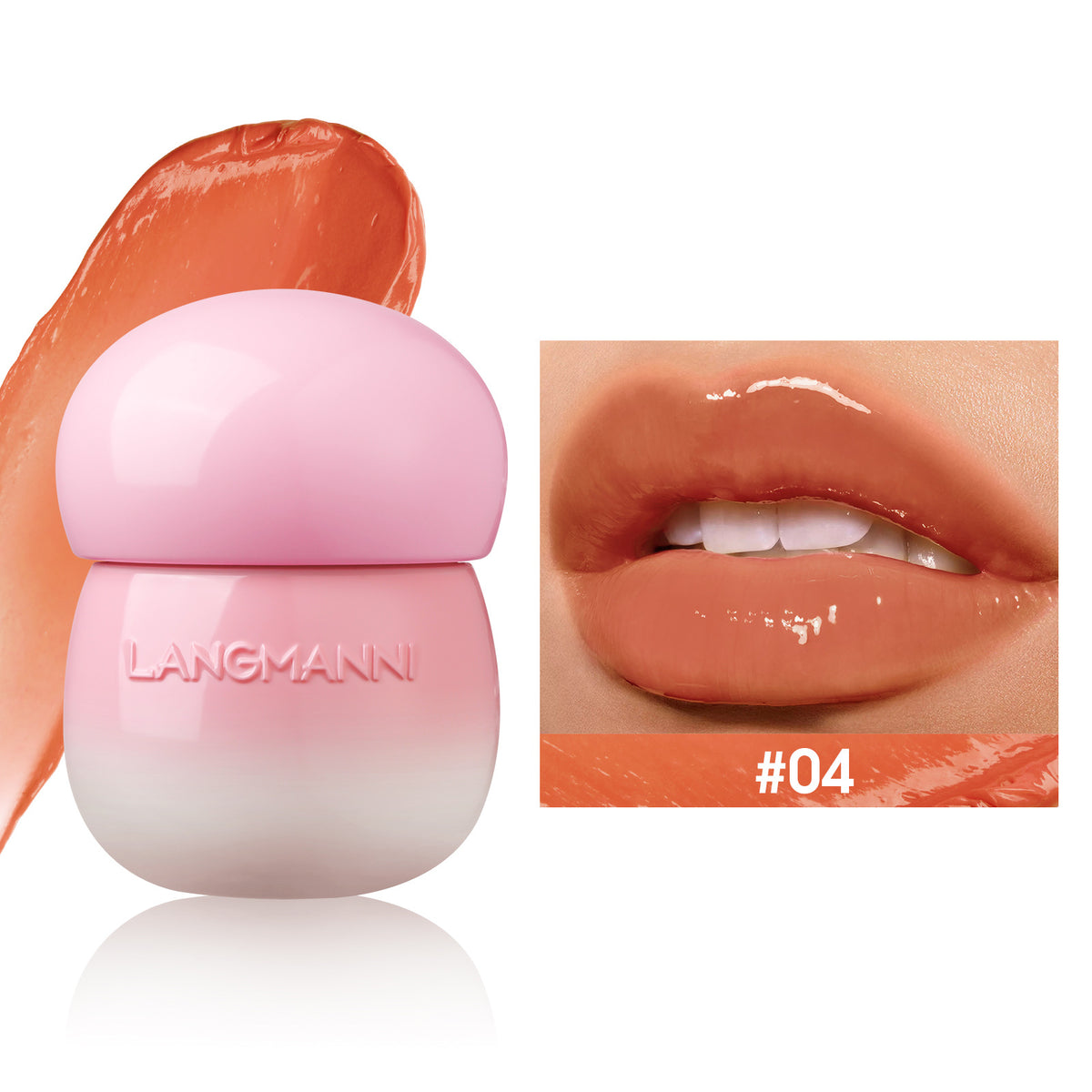 Mushroom Lip Lacquer Moisturizing Gloss - Non-Oily
