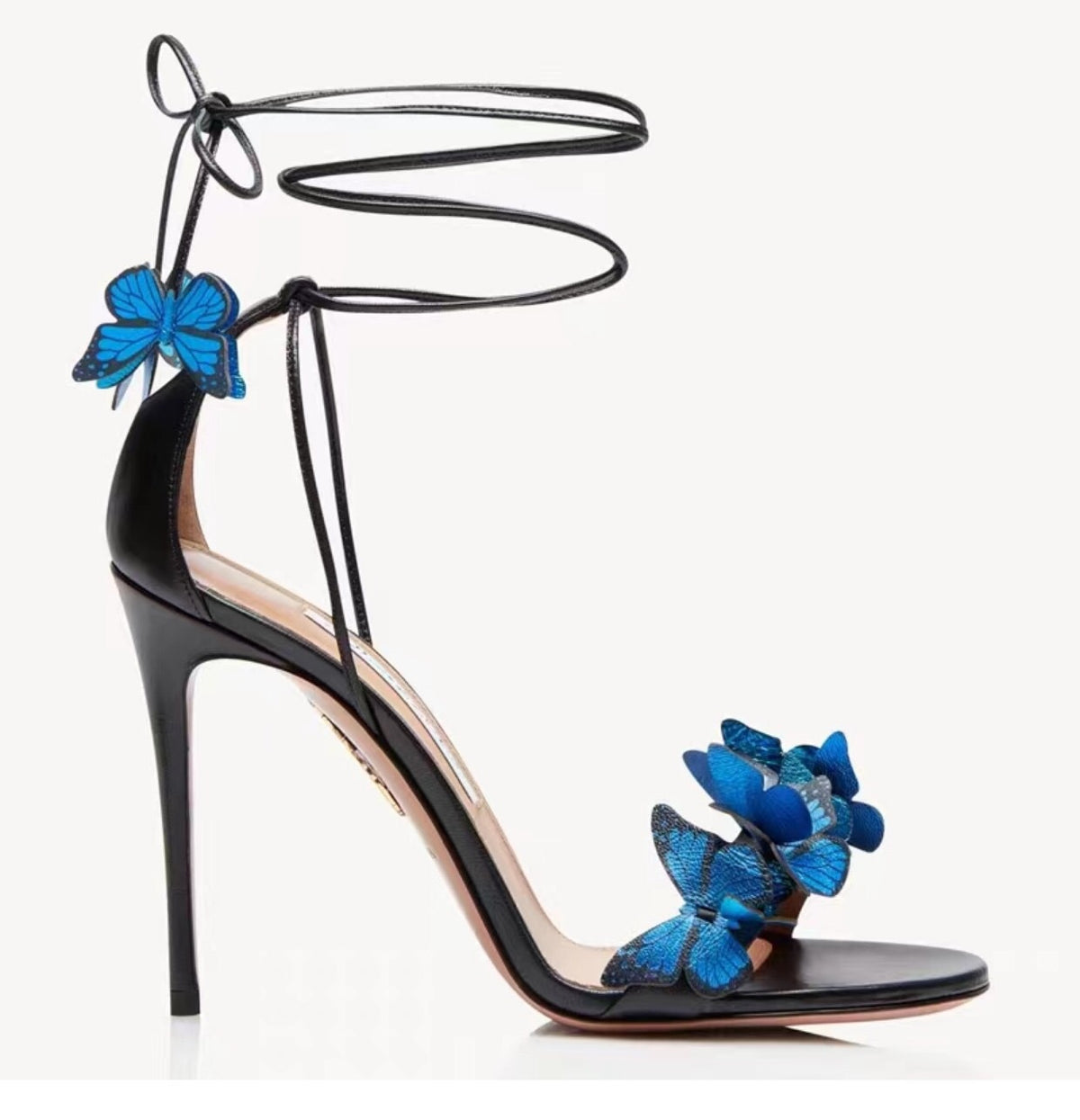 LUXE Strap butterfly high heels
