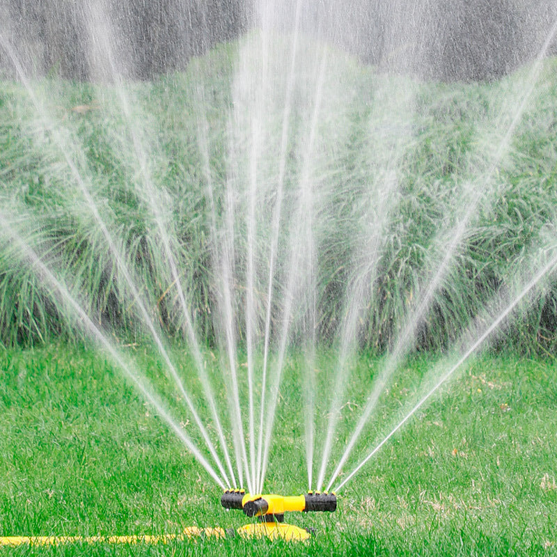 360° Auto-Spin Triple-Arm Sprinkler