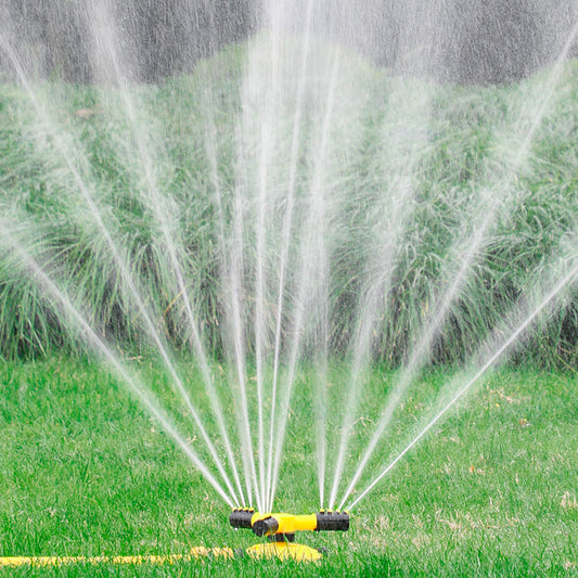 360° Auto-Spin Triple-Arm Sprinkler