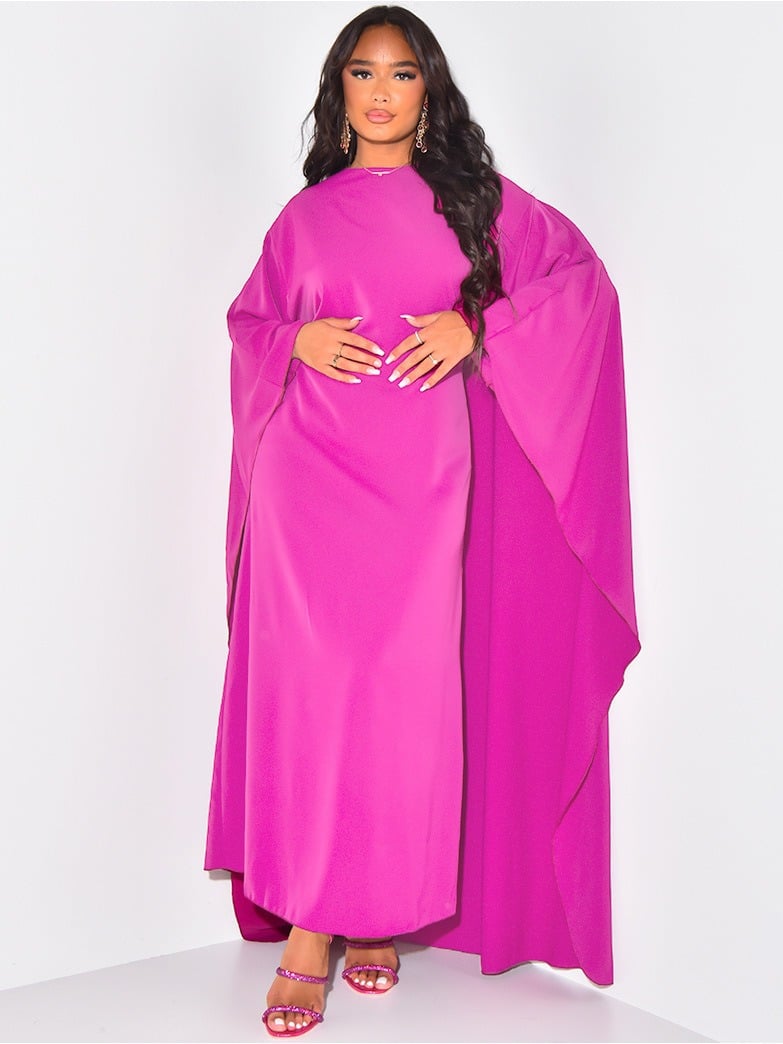 Casual Solid Color Polyester Dress for Women