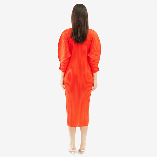 2024 Spring Casual Long Sleeve A-Line Dress for Women