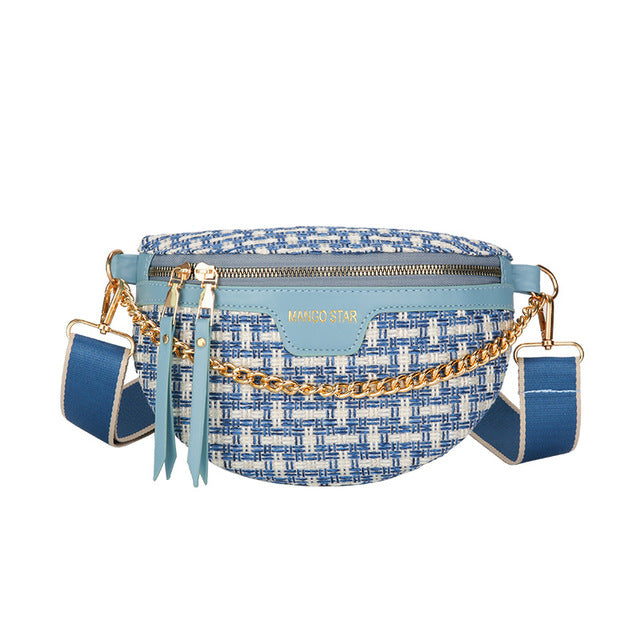 Knitted Waist Bags for Women - Crossbody and Fanny Packs