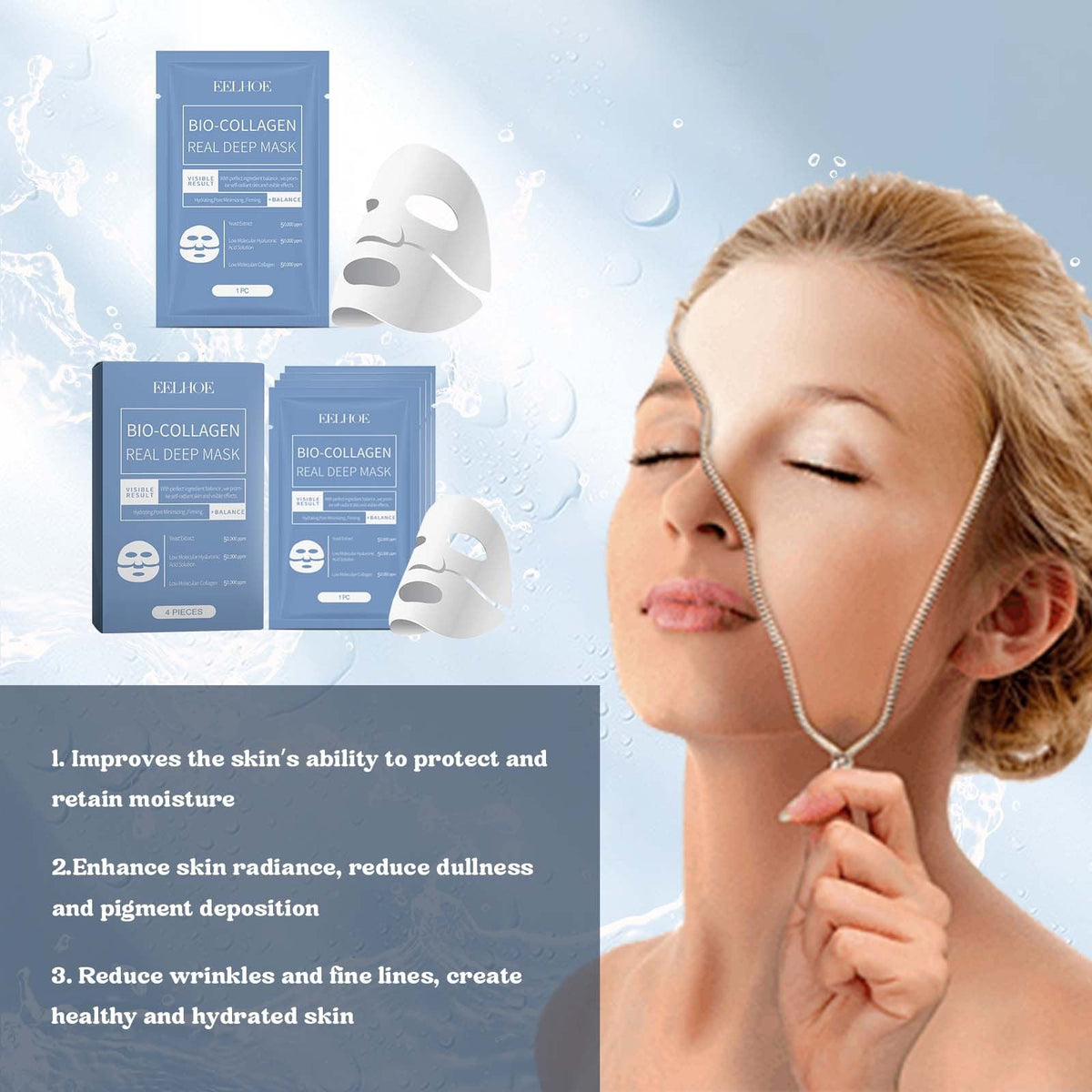 EELHOE Deep Hydration Collagen Facial Mask