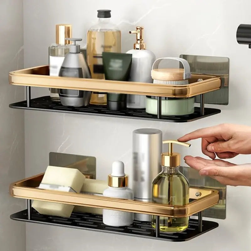 Wall Mounted Shower Caddy - No Drilling Organizer