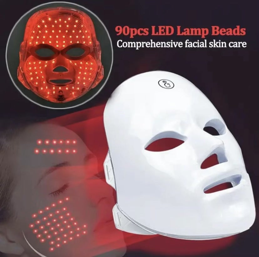 Wireless LED Photon Facial Mask Device