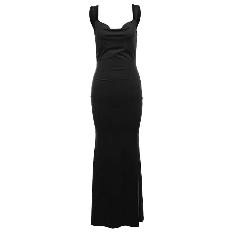 Spring Chic Slim Sheath Bow Dress