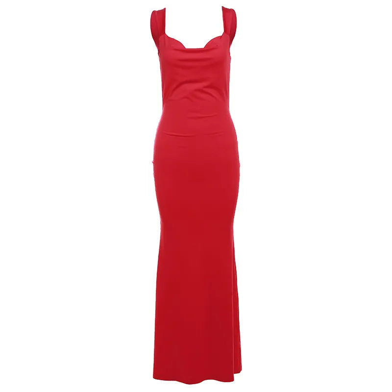 Spring Chic Slim Sheath Bow Dress
