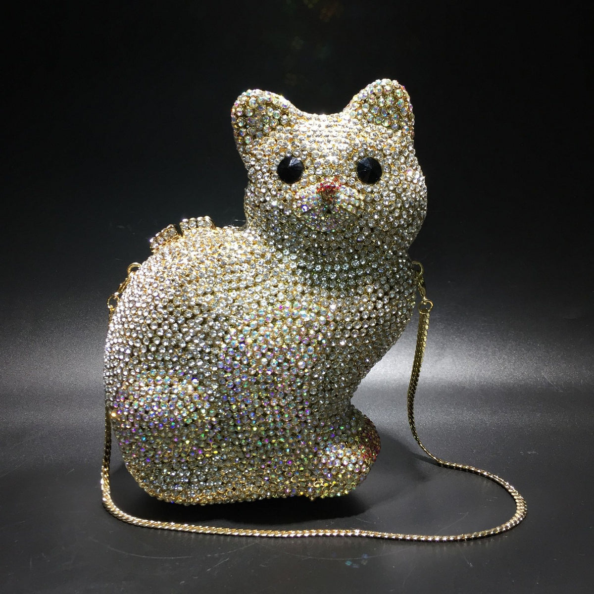 LUXE Rhinestone Evening Clutch Bag