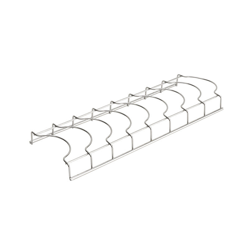 Sleek Stainless Dish Organizer